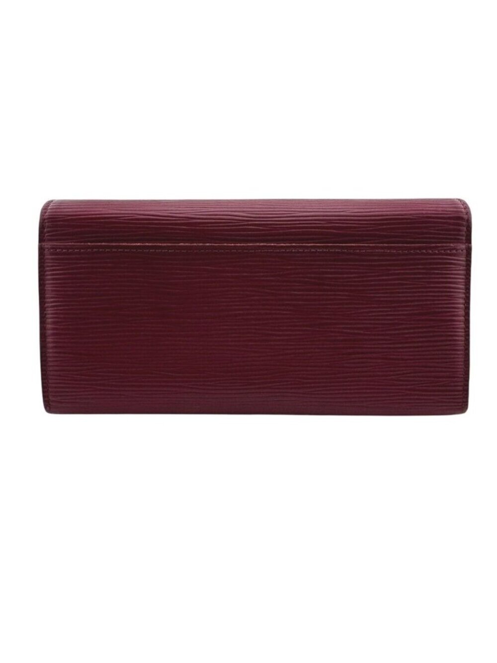 Louis Vuitton Portefeuille Sarah Epi Wallet Pink Fuchsia Silver Flap Style